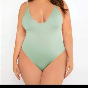 Green bodysuit